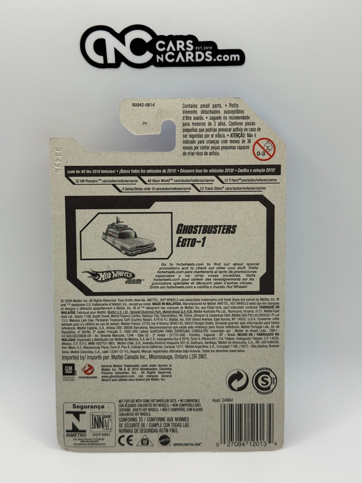 2010 Hot Wheels HW Premiere Ghostbusters ECTO-1