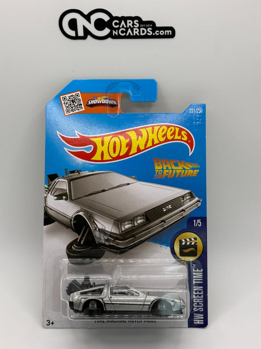 2016 Hot Wheels HW Screen Time 1/5 Back To The Future Time Machine Hover Mode