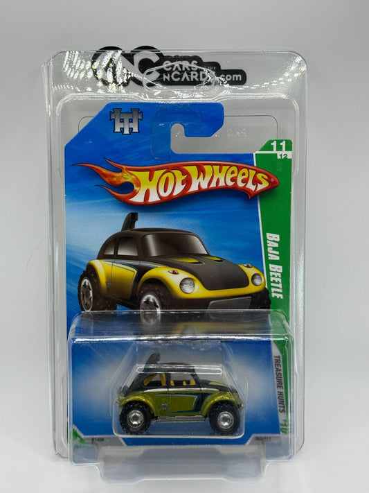 2010 Hot Wheels Super Treasure Hunt Volkswagen Baja Beetle (Cracked Blister)