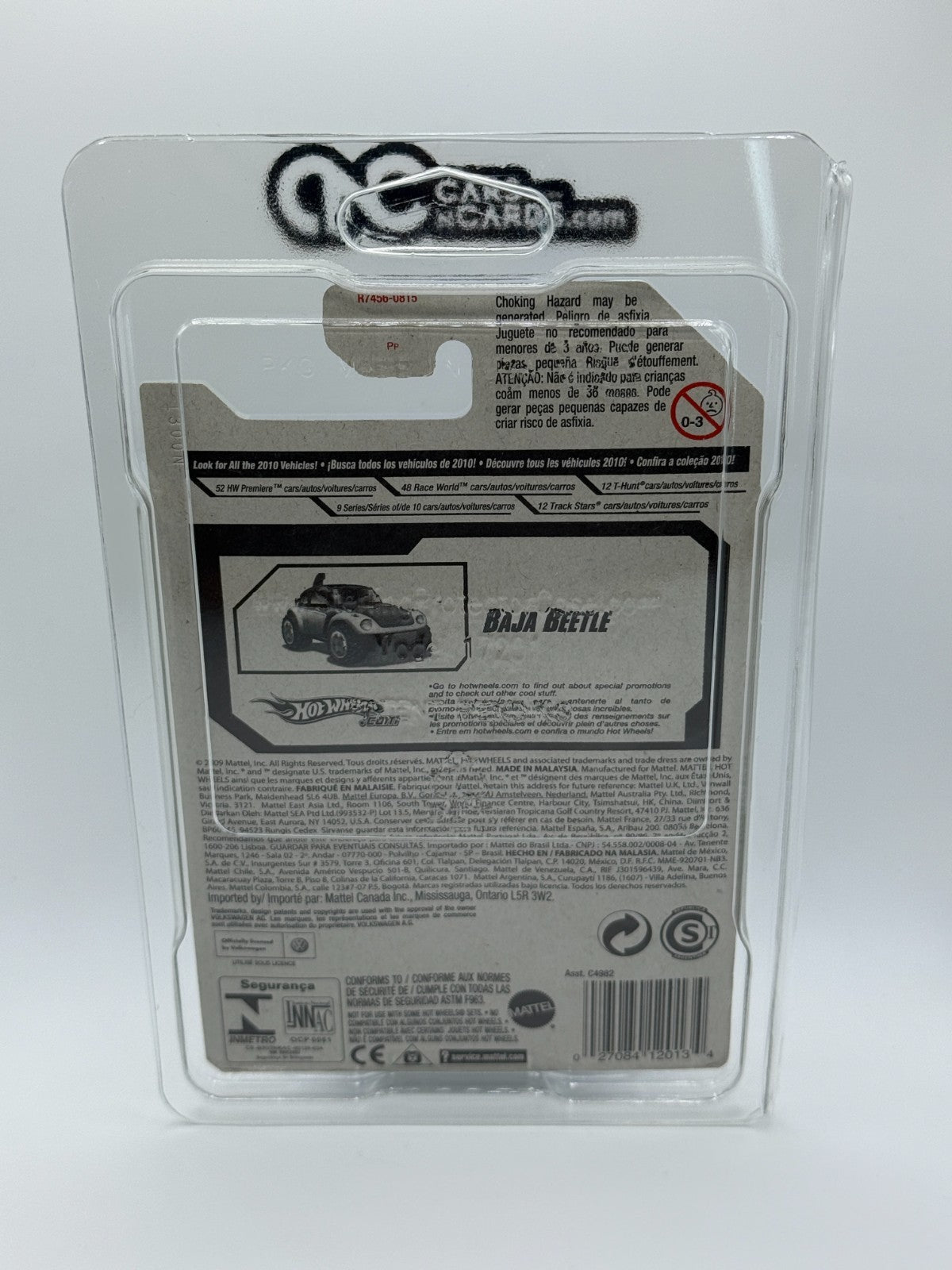 2010 Hot Wheels Super Treasure Hunt Volkswagen Baja Beetle (Cracked Blister)