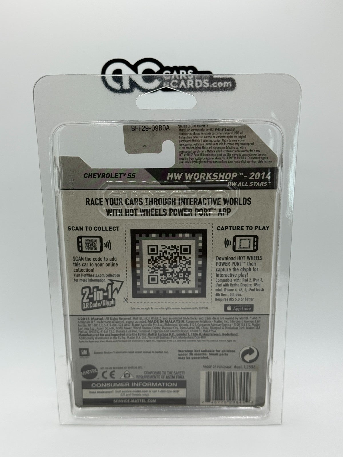 2014 Hot Wheels Super Treasure Hunt Chevrolet Nova SS With Protector