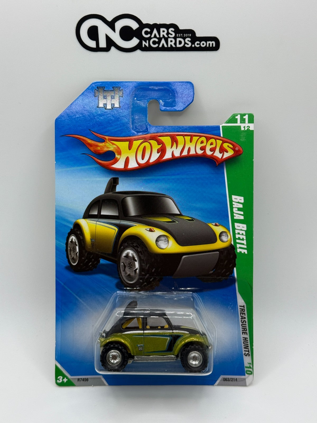 2010 Hot Wheels Super Treasure Hunt Volkswagen Baja Beetle (Cracked Blister)