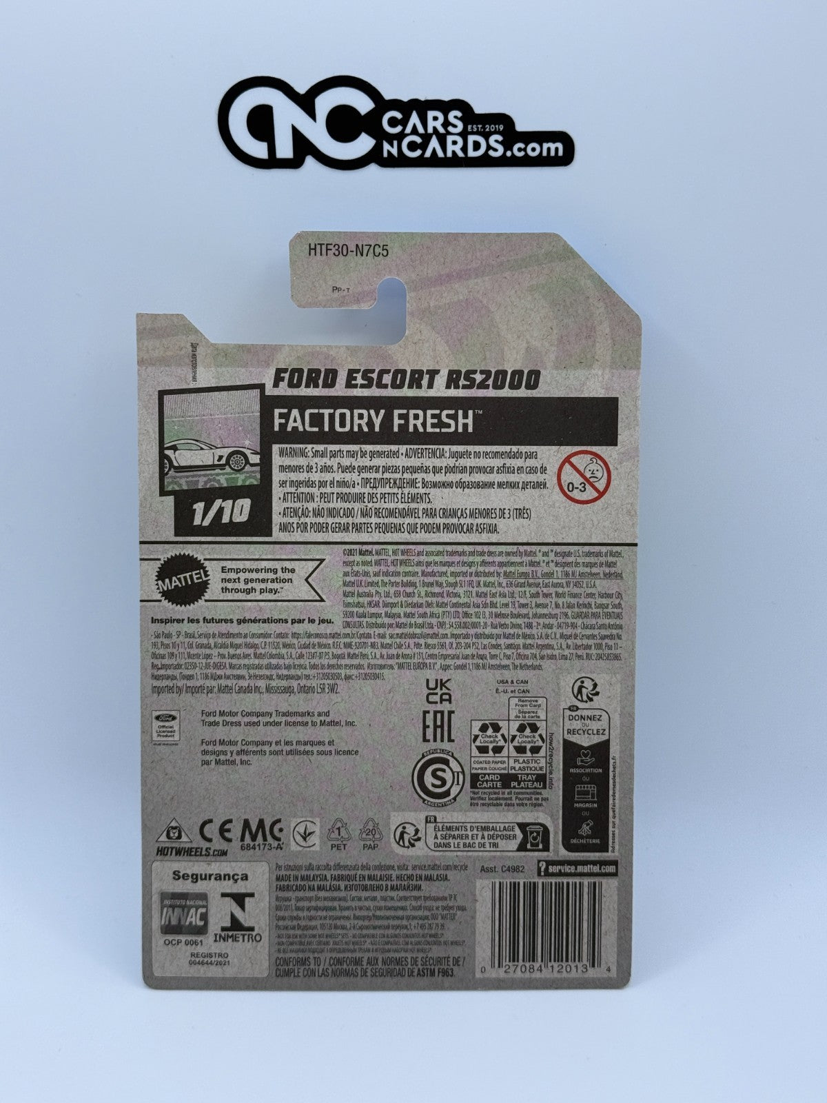 2024 Hot Wheels Factory Fresh 1/10 Super Treasure Hunt Ford Escort RS2000