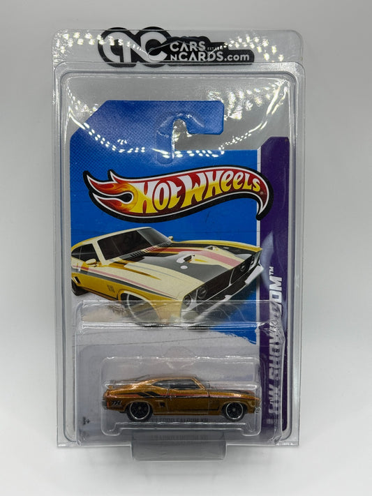2013 Hot Wheels Super Treasure Hunt '73 Ford Falcon XB Gold With Protector