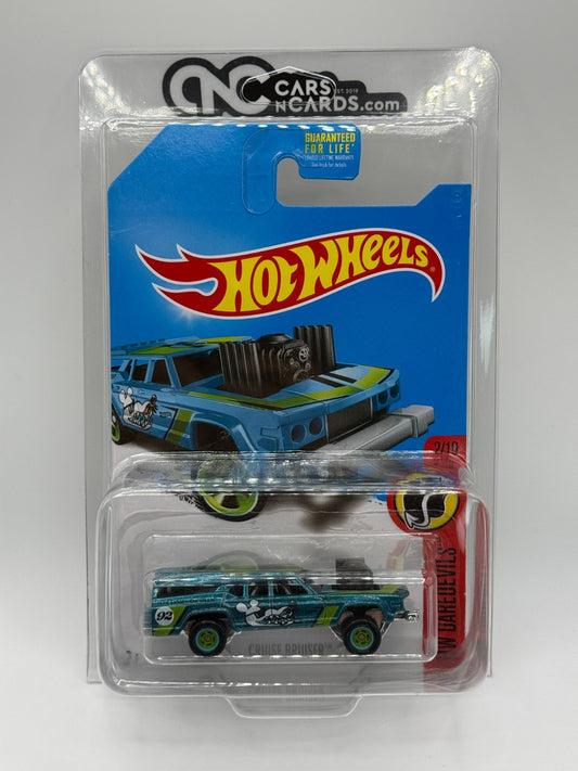 2017 Hot Wheels Super Treasure Hunt Cruise Bruiser Cracked Blister W/Protector