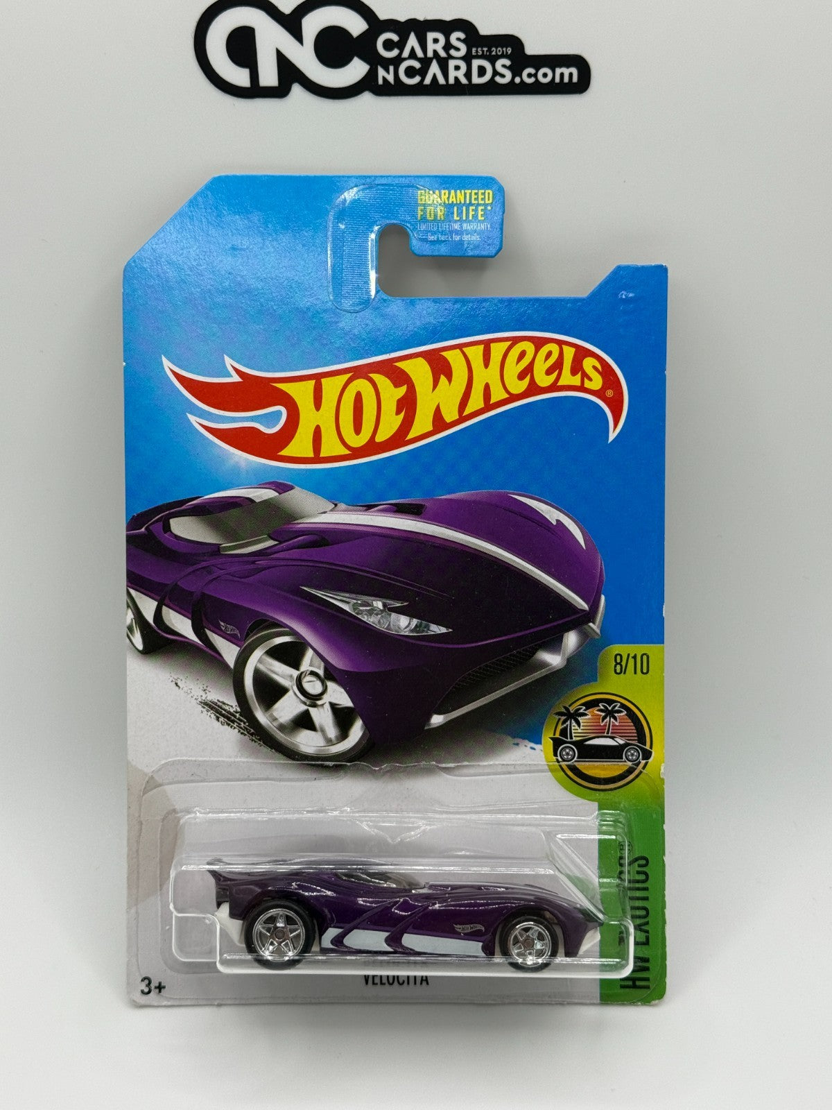 2017 Hot Wheels Super Treasure Hunt HW Exotics Velocita With Protector