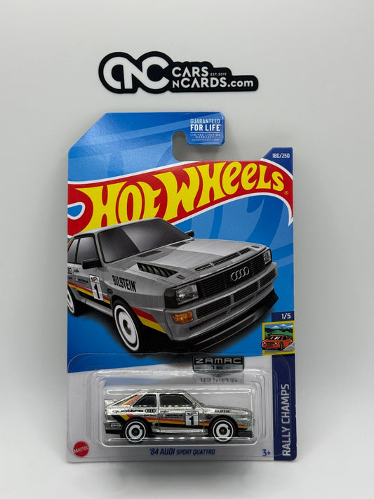 2022 Hot Wheels Rally Champs 1/5 Zamac '84 Audi Quattro Coupe