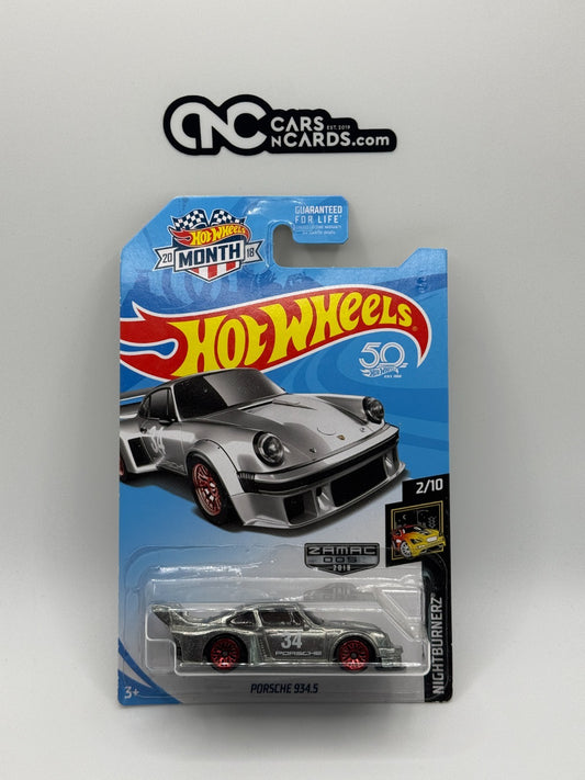 2018 Hot Wheels Nightburnerz 2/10 Zamac Porsche 934.5