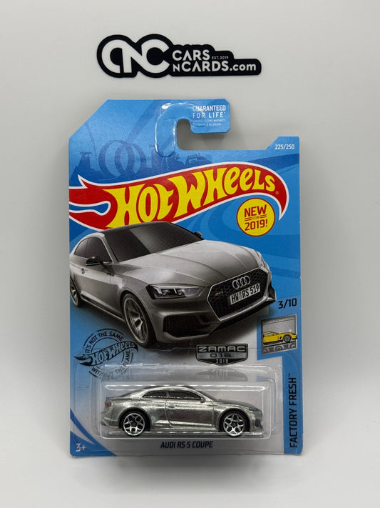 2019 Hot Wheels Factory Fresh 3/10 Zamac Audi Avant RS 5 Coupe (Soft Corners)