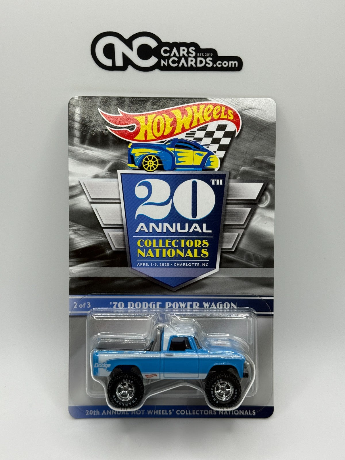 2020 Hot Wheels 20th Annual Nationals '70 Dodge Power Wagon Convention Car