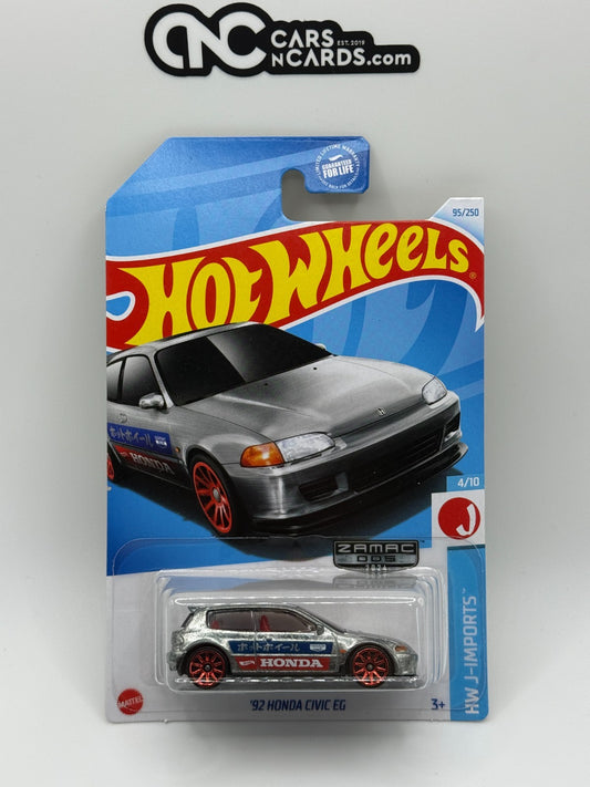 2024 Hot Wheels HW J-Imports 4/10 Zamac '92 Honda Civic EG