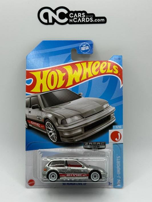 2023 Hot Wheels HW J-Imports 7/10 Zamac '90 Honda Civic EF