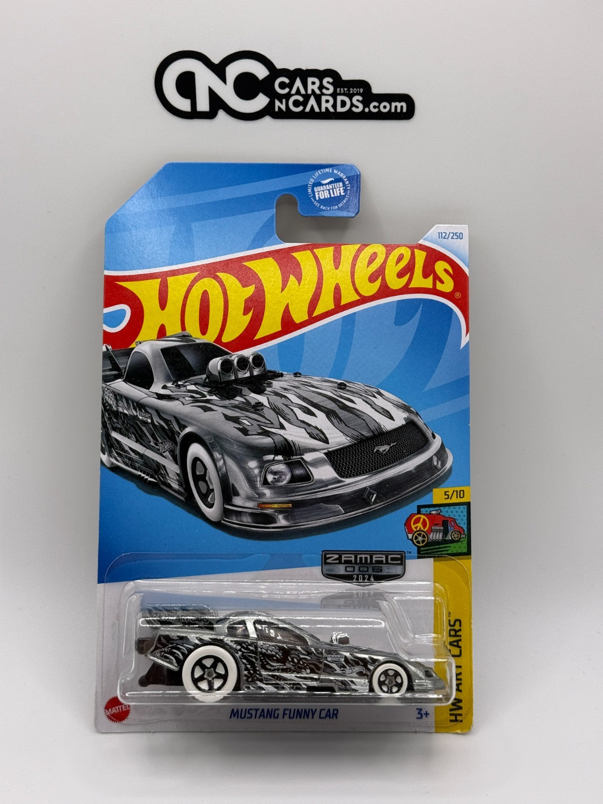 2024 Hot Wheels HW Art Cars 5/10 Zamac Mustang Funny Car