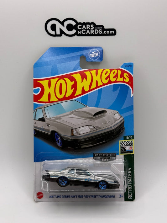 2023 Hot Wheels Retro Racers 5/10 Zamac 1988 Pro Street Thunderbird