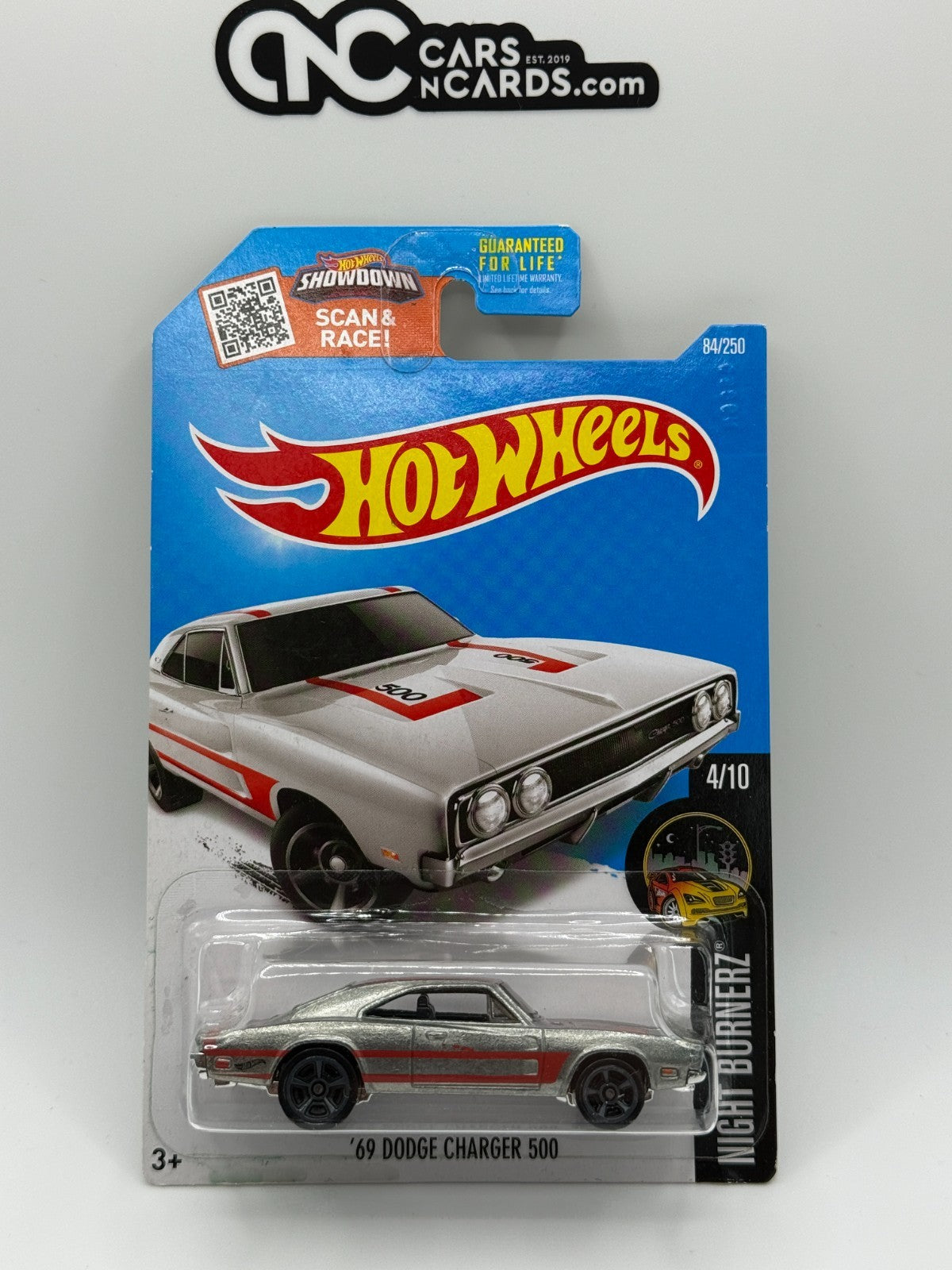2016 Hot Wheels Night Burnerz Zamac '69 Dodge Charger 500