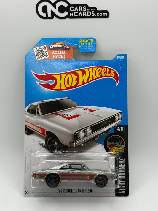 2016 Hot Wheels Night Burnerz Zamac '69 Dodge Charger 500