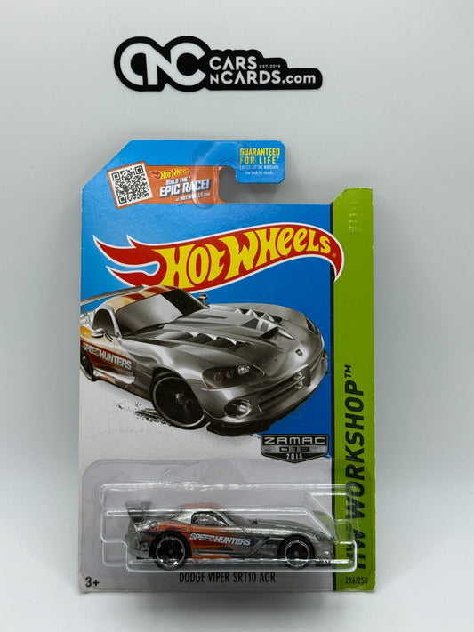 2015 Hot Wheels HW Workshop Zamac Dodge Viper SRT10 ACR (Soft Corners)
