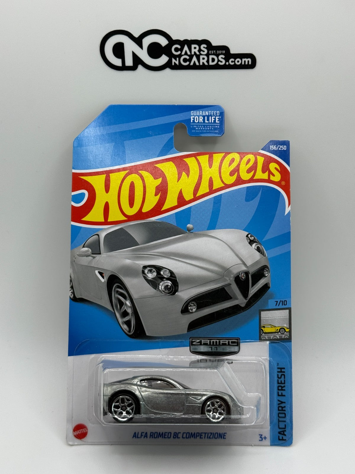 2022 Hot Wheels Factory Fresh 7/10 Zamac Alfa Romeo 8C Competizione