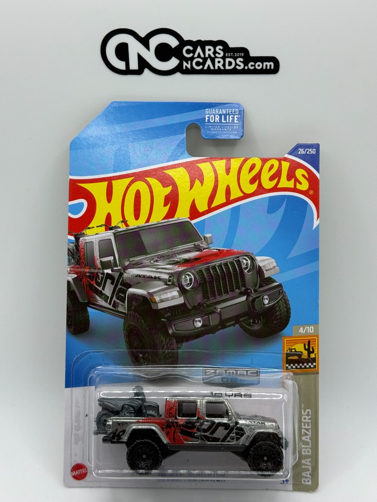 2022 Hot Wheels Baja Blazers 4/10 Zamac '20 Jeep Gladiator
