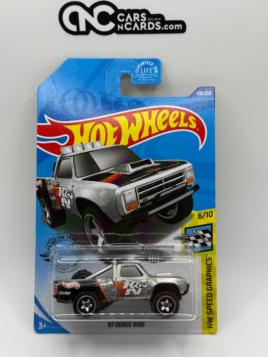 2020 Hot Wheels HW Speed Graphics 6/10 Zamac '87 Dodge D100 K&N
