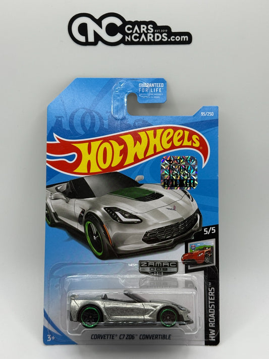 2019 Hot Wheels RLC Factory Sealed HW Roadsters 5/5 Zamac Corvette C7 Z06