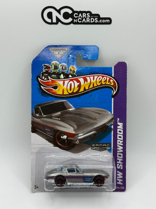 2013 Hot Wheels HW Showroom Zamac '64 Corvette Sting Ray (Cracked Blister)
