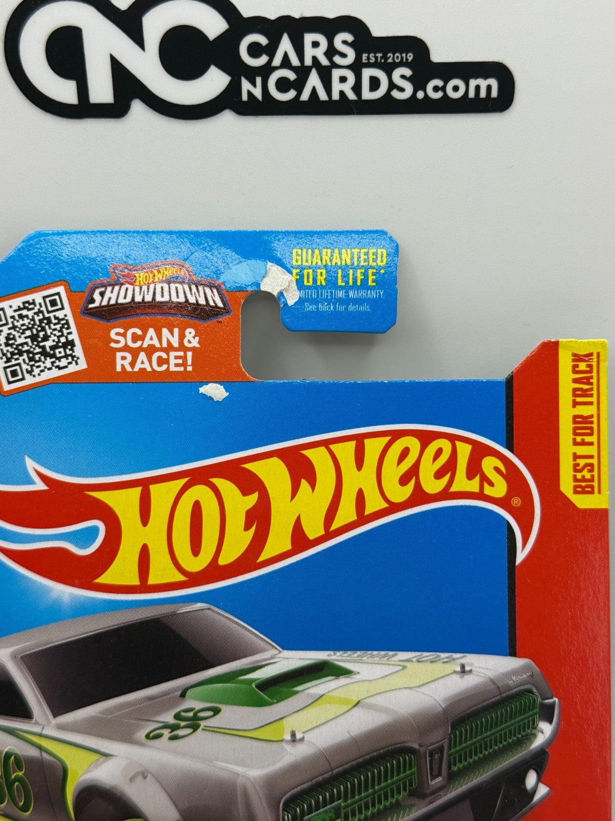 2015 Hot Wheels HW Race Team Zamac '68 Mercury Cougar (Card Damage)