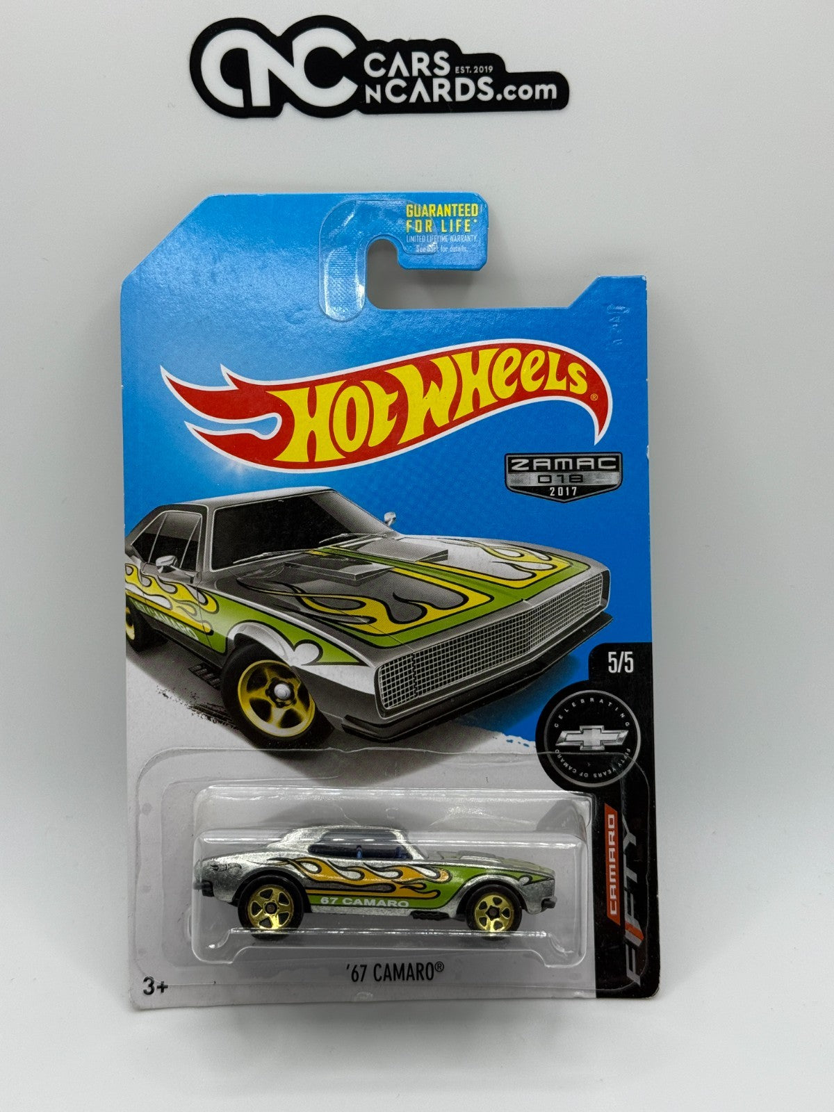 2017 Hot Wheels Camaro Fifty 5/5 Zamac '67 Camaro