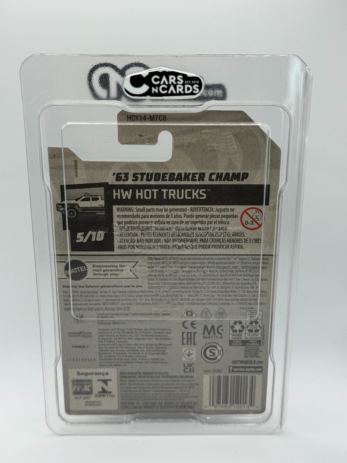 2023 Hot Wheels HW Hot Trucks 5/10 Super Treasure Hunt '63 Studebaker Champ