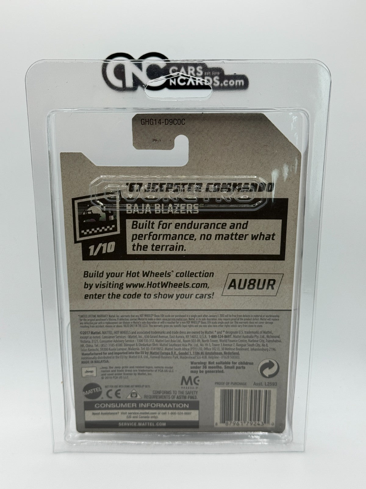 2020 Hot Wheels Baja Blazers 1/10 Super Treasure Hunt '67 Jeepster Commando