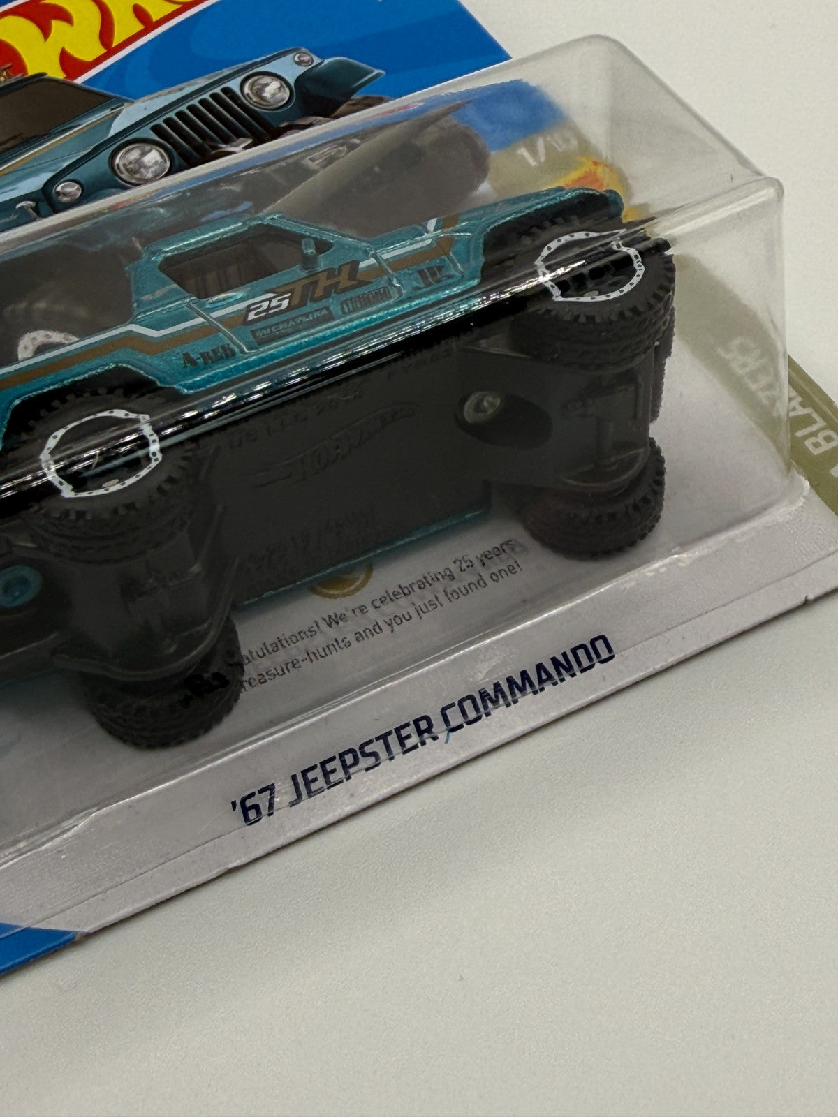 2020 Hot Wheels Baja Blazers 1/10 Super Treasure Hunt '67 Jeepster Commando