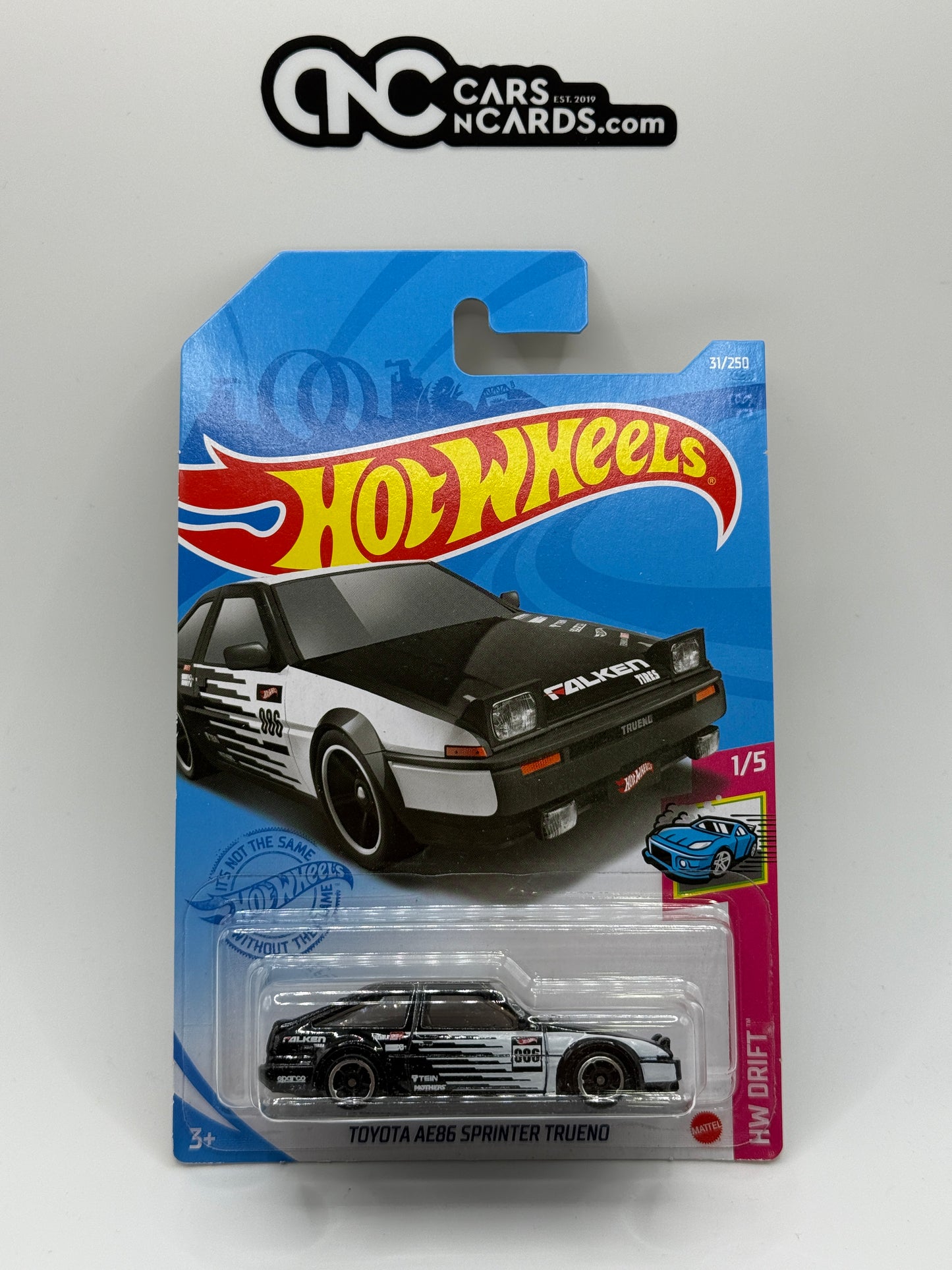 2021 Hot Wheels HW Drift 1/5 Toyota AE86 Sprinter Trueno Black