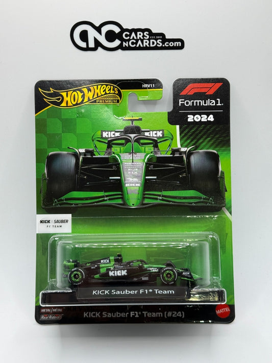 2025 Hot Wheels Premium F1 Formula 1 2024 KICK Sauber F1 Team (#24)