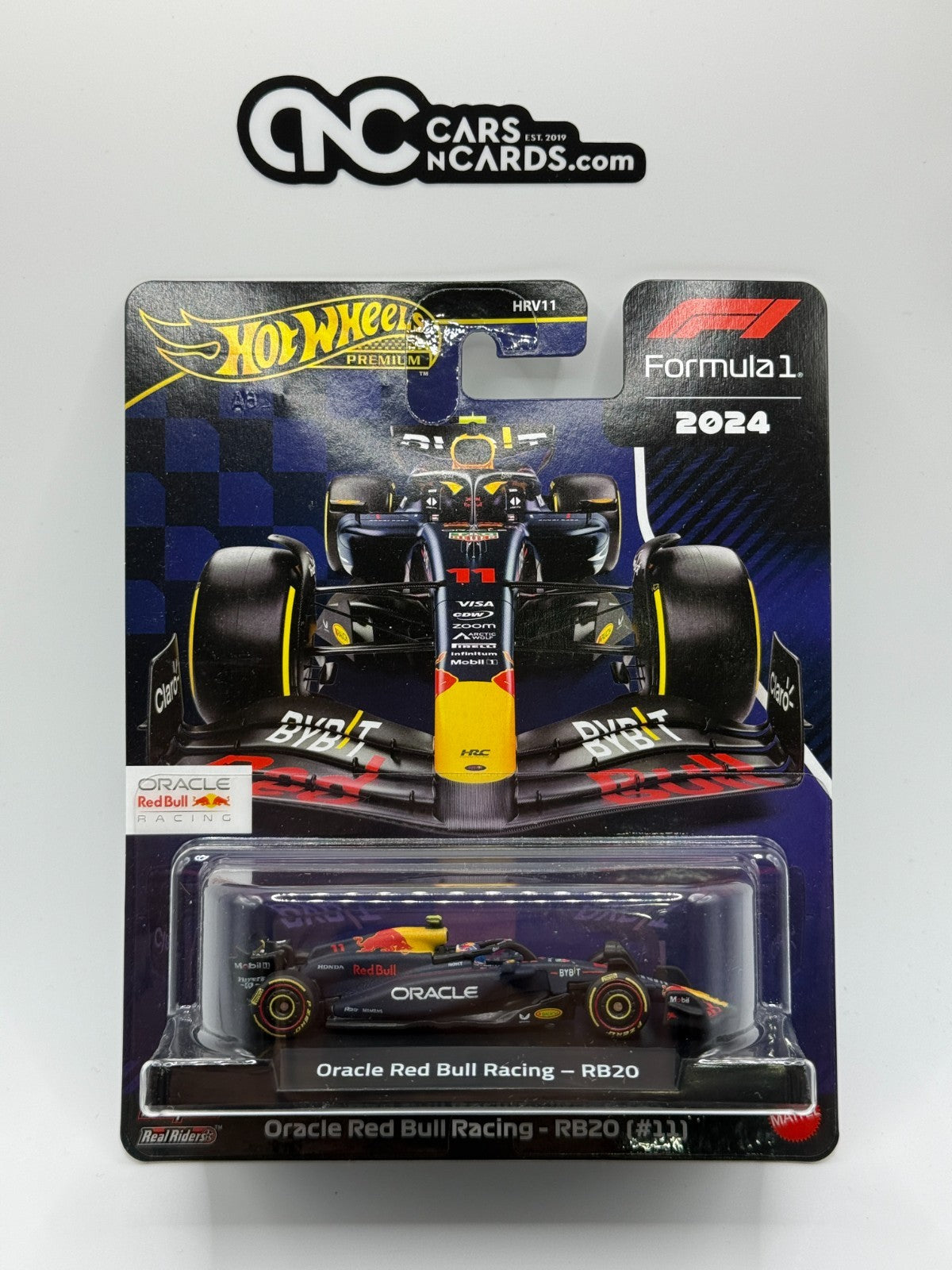 2025 Hot Wheels Premium F1 Formula 1 2024 Oracle Red Bull Racing RB20 (#11)