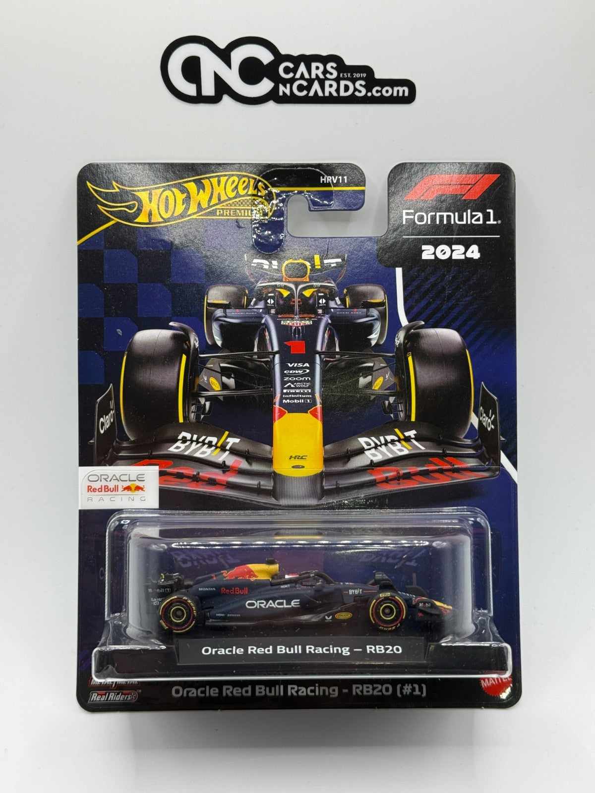 2025 Hot Wheels Premium F1 Formula 1 2024 Oracle Red Bull Racing RB20 (#1)