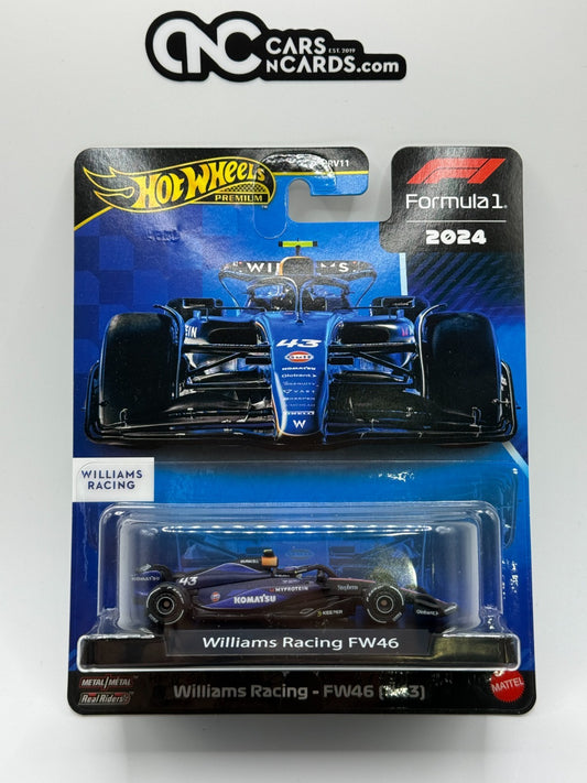 2025 Hot Wheels Premium F1 Formula 1 2024 Williams Racing - FW46 (#43)