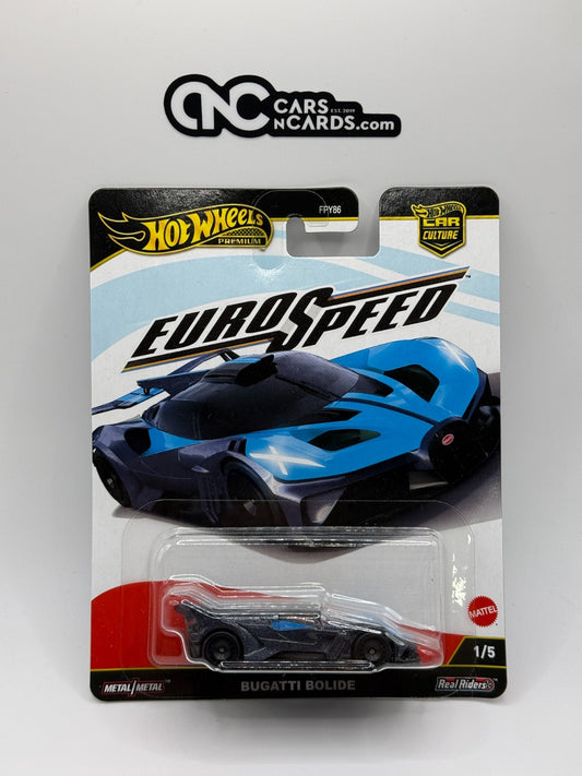2025 Hot Wheels Premium Car Culture EuroSpeed 1/5 Bugatti Bolide (Card Damage)