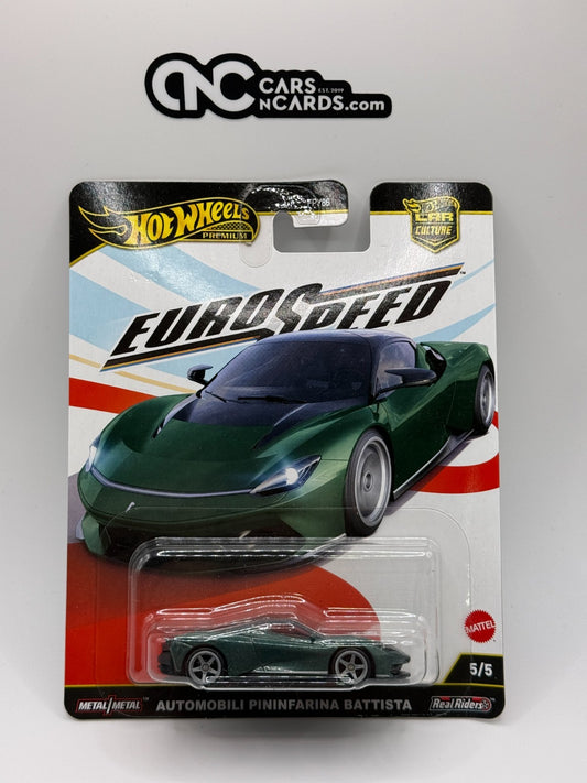 2025 Hot Wheels Premium Car Culture EuroSpeed Pininfarina Battista (Card Damage)