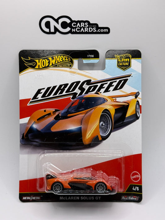2025 Hot Wheels Premium Car Culture HW EuroSpeed McLaren Solus GT (Card Damage)