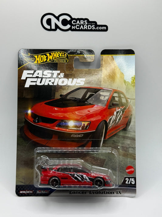 2025 Hot Wheels Premium Fast & Furious 2/5 Lancer Evolution IX