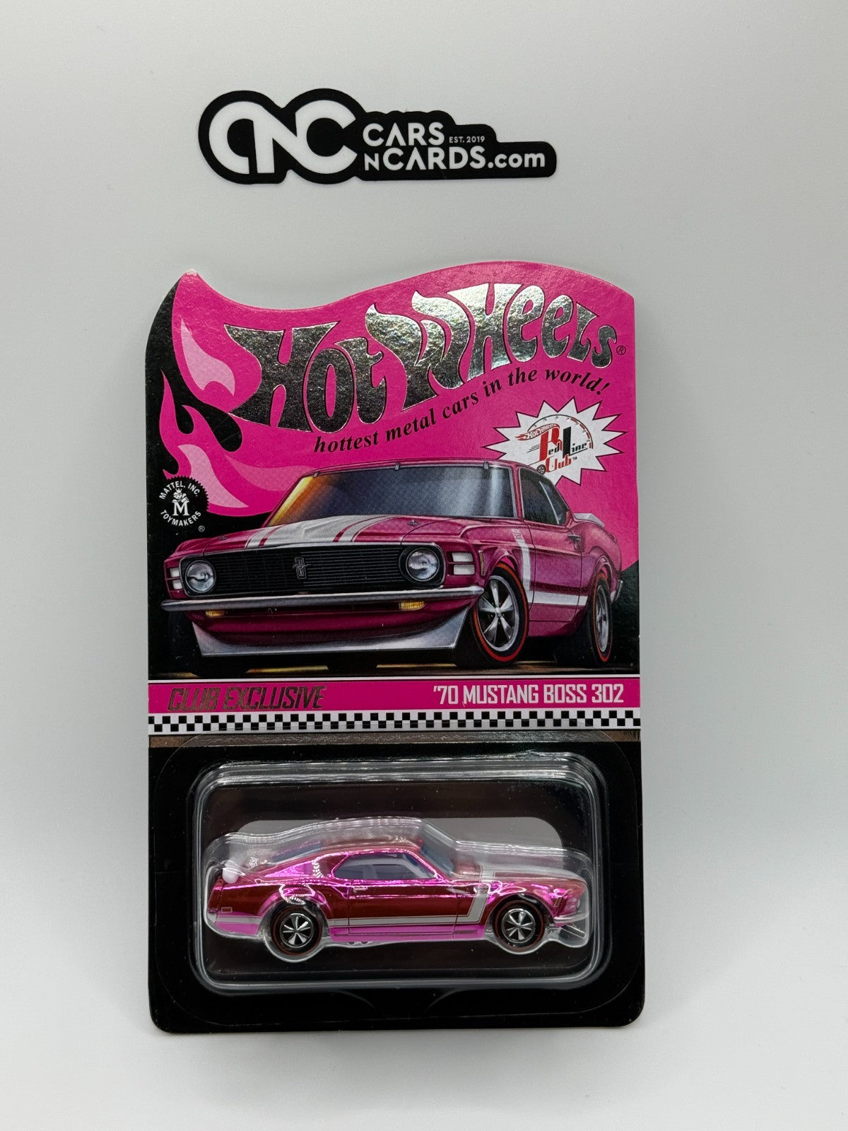 2020 Hot Wheels RLC Pink '70 Mustang Boss 302 With Protector
