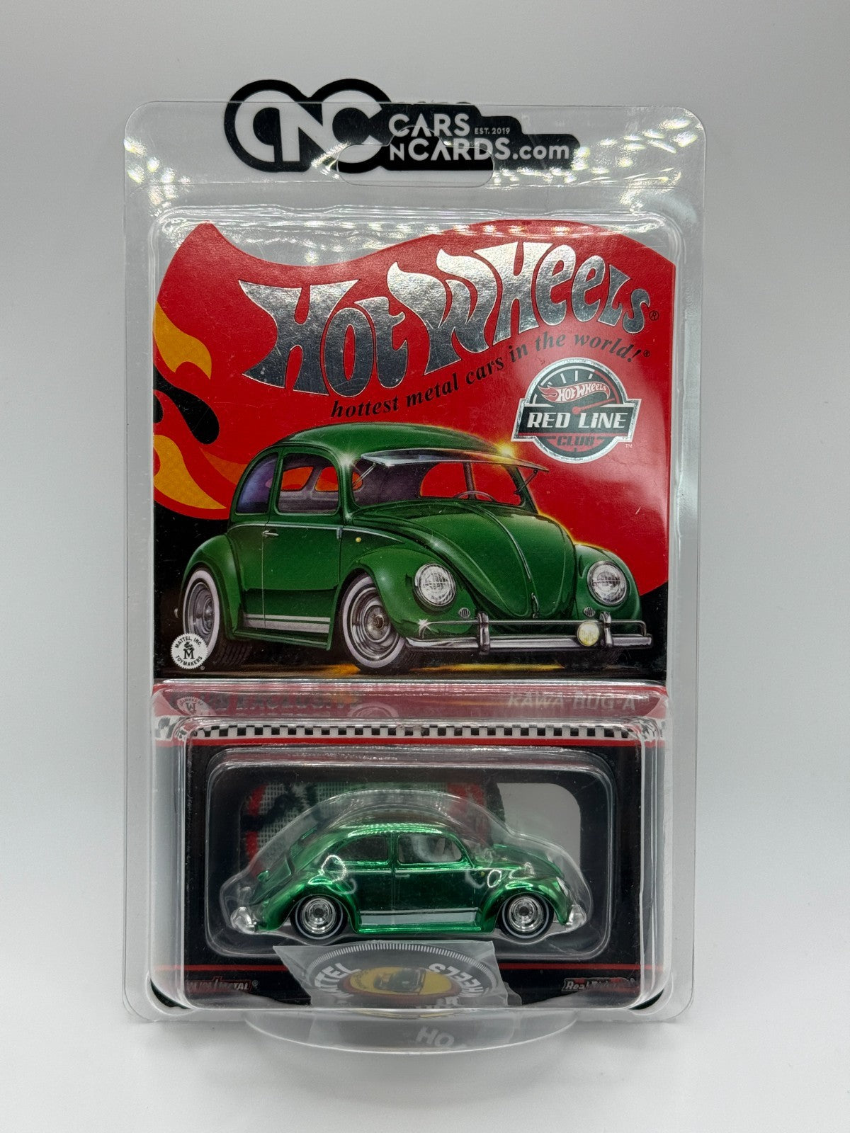 2024 Hot Wheels RLC Kawa-Bug-A Green With Patch and Pin With Protector