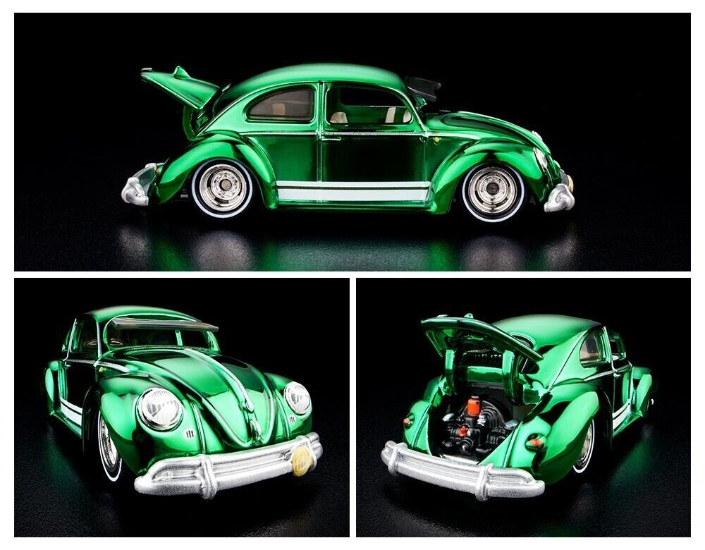 2024 Hot Wheels RLC Kawa-Bug-A Green With Patch and Pin With Protector