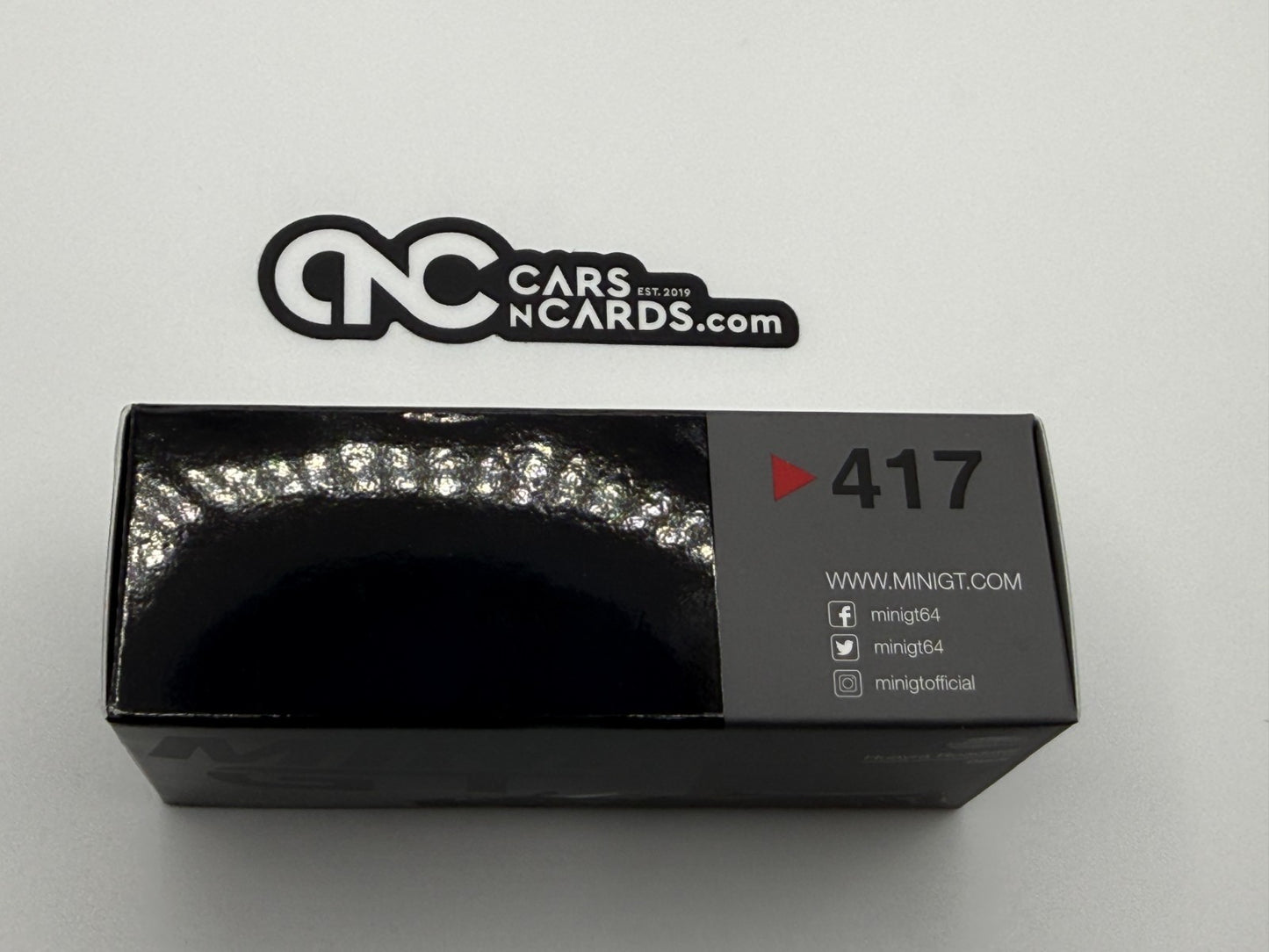 Mini GT Pagani Huayra Roadster Black 417 Open Box