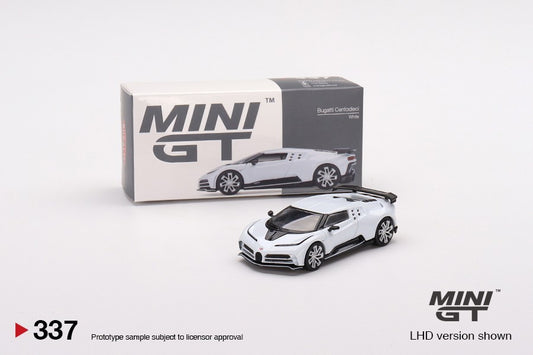 Mini GT Bugatti Centodieci White 337 Open Box