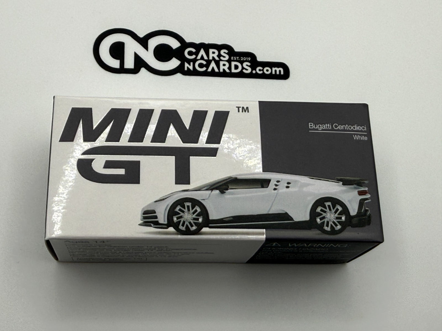 Mini GT Bugatti Centodieci White 337 Open Box