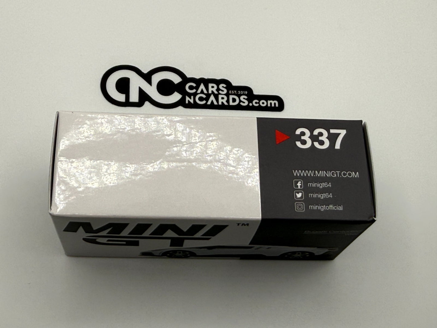 Mini GT Bugatti Centodieci White 337 Open Box