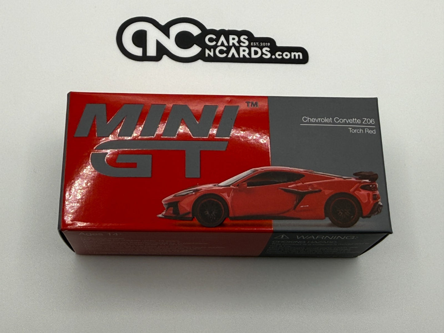 Mini GT Chevrolet Corvette Z06 Torch Red 477 Open Box
