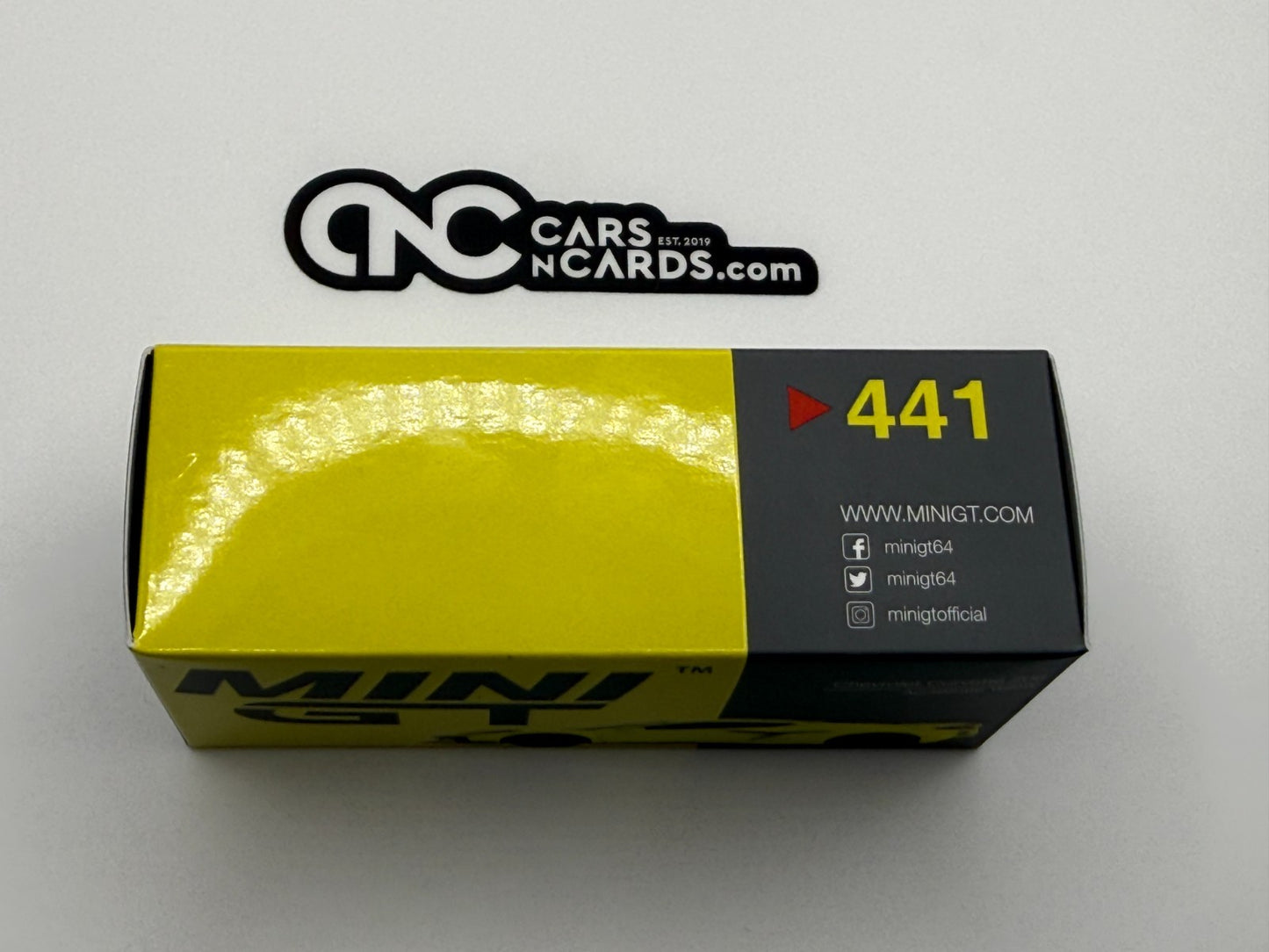 Mini GT Chevrolet Corvette Z06 Accelerate Yellow 441 Open Box