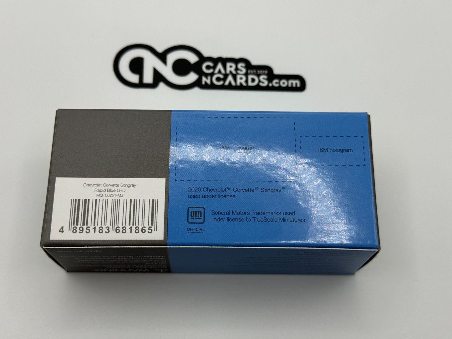 Mini GT Chevrolet Corvette Stingray Rapid Blue 251 Open Box